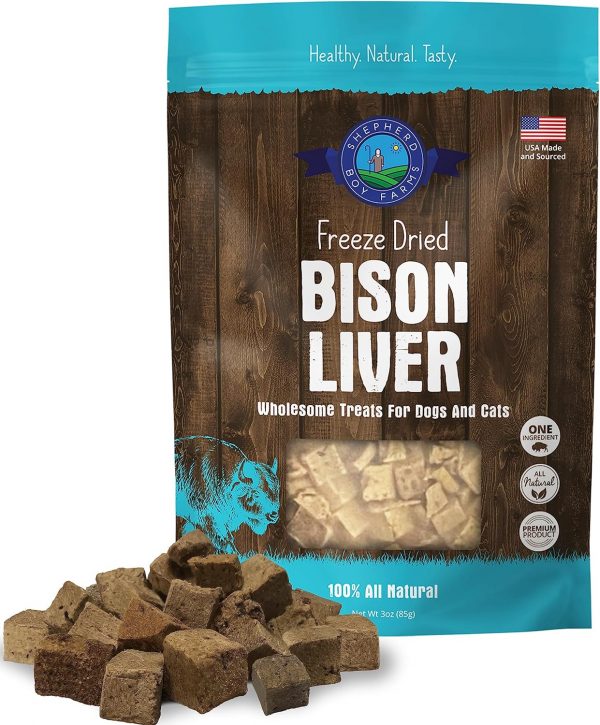 SHEPHERD BOY FARM FD Bison Liver 8oz