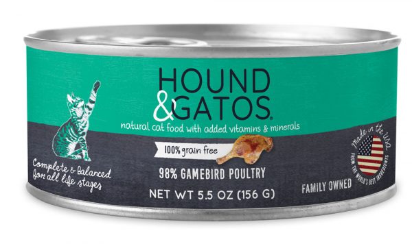 HOUND & GATOS Cat Gamebird - 5.5oz (24)