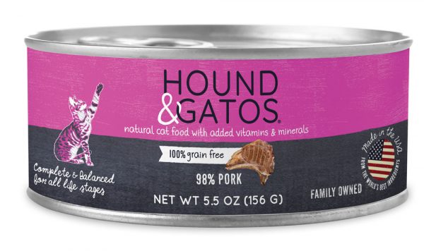 HOUND & GATOS Cat Pork - 5.5oz (24)