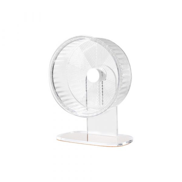 M&M Silent Crystal Running Wheel 8.5" - Clear