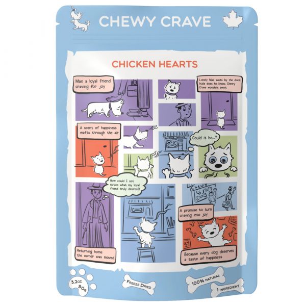 CHEWY CRAVE Chicken Hearts 90g