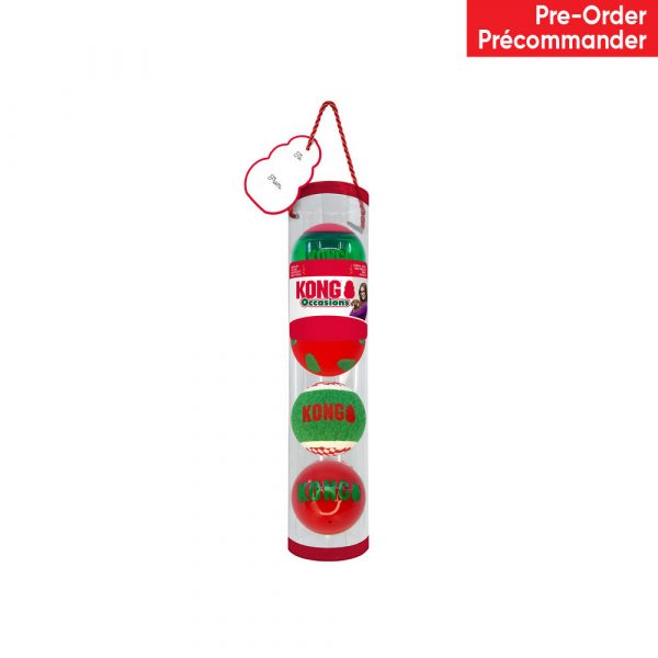 KONG Holiday Occasions Balls 4-pk Md (3)