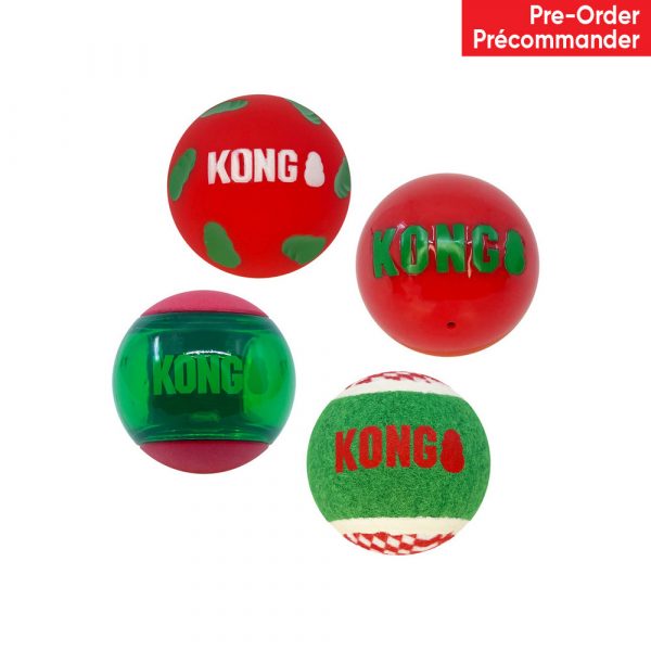 KONG Holiday Occasions Balls 4-pk Md (3) - Image 2