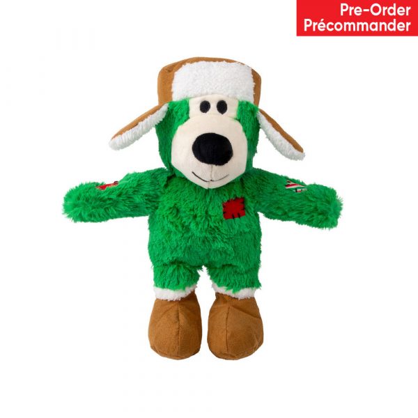 KONG Holiday Wild Knots Bear Assorted Md/Lg (3)