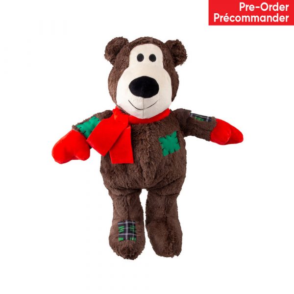 KONG Holiday Wild Knots Jumbo Bear Assorted XL (2) - Image 2