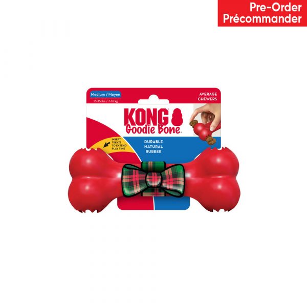 KONG Holiday Goodie Bone Md (3)