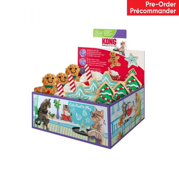 KONG Holiday Scrattles Cafe PDQ 12 Piece