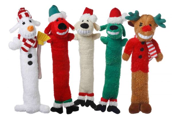 MULTIPET Holiday Loofa Xmas Assort: 6" (3)