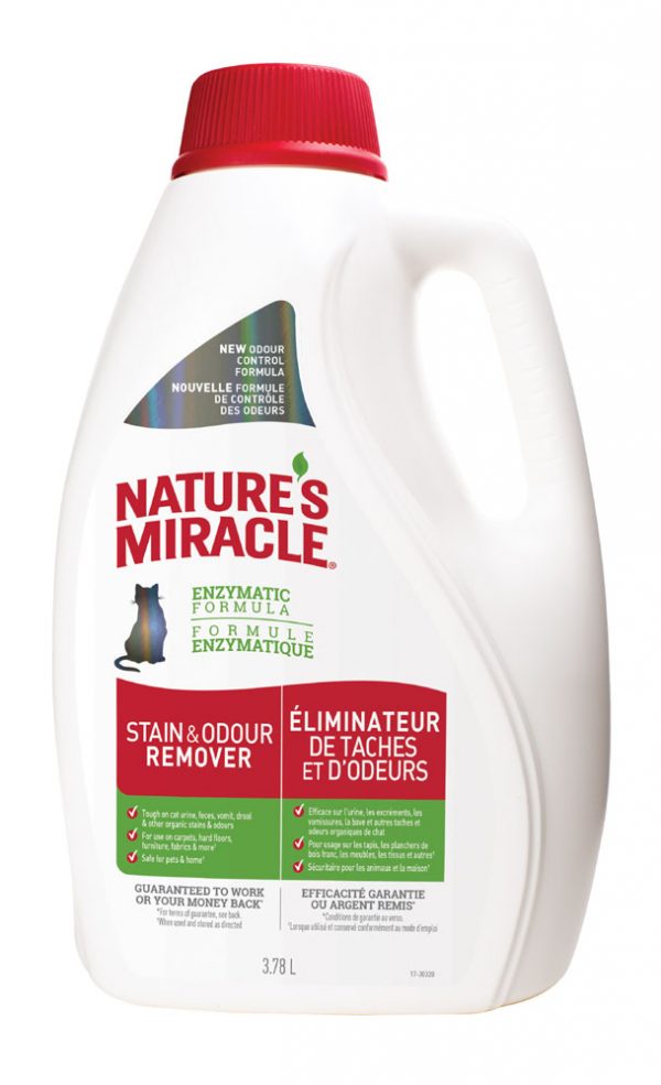 NATURE'S MIRACLE Stain/Odor Remover CAT 1 Gal