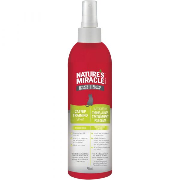 Nature's Miracle Advanced Platinum Catnip Training Spray 8oz