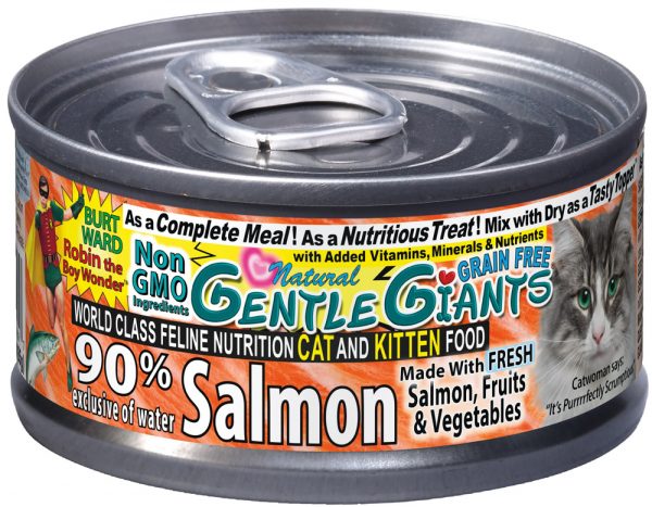 Gentle Giants CAT 90% Salmon - Can 3oz (24)