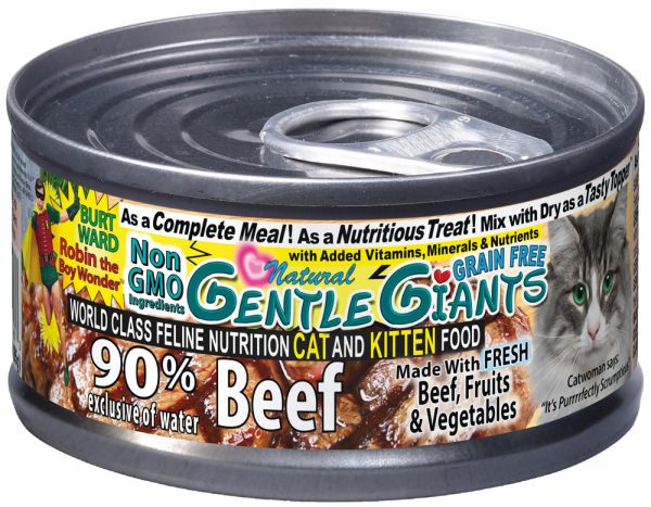 Gentle Giants CAT 90% Beef - Can 3oz (24)