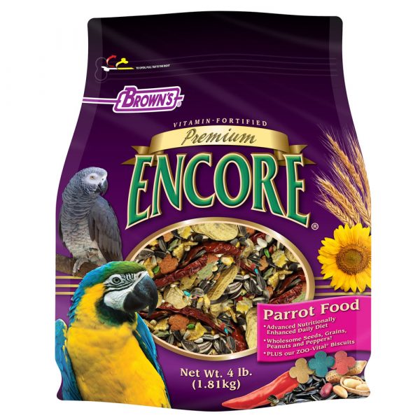 FM BROWN Encore Parrot Food 4 lb