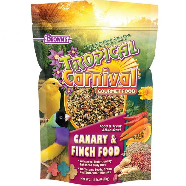 FM BROWN Tropical Carnival Canary & Finch Food 1.5 lb