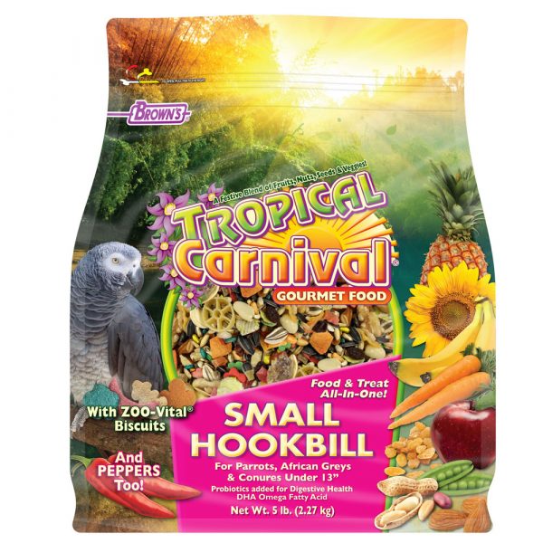 FM BROWN Tropical Carnival Small Hookbill Food 5 lb