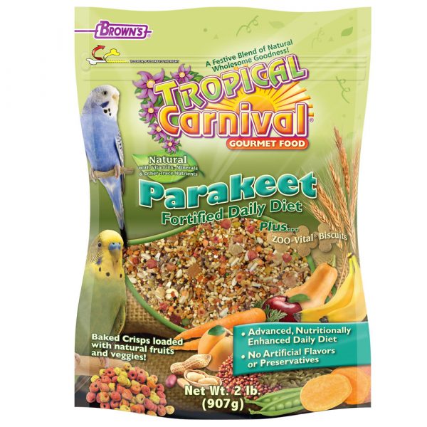 FM BROWN Tropical Carnival Natural Parakeet Food 2 lb