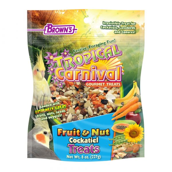 FM BROWN Tropical Carnival Fruit n Nut Cockatiel 8 oz