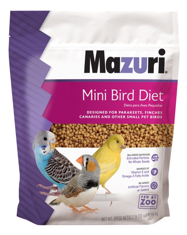 MAZURI Mini Bird Diet 2lb