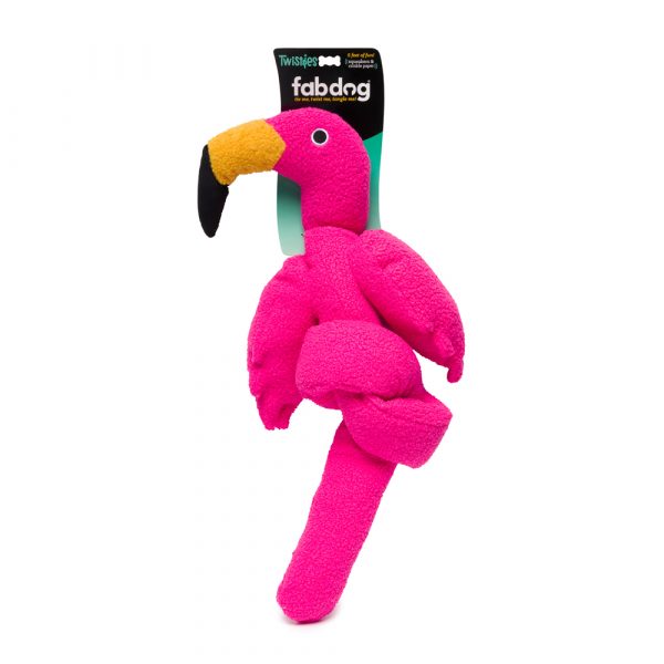 FABDOG Twisty Flamingo