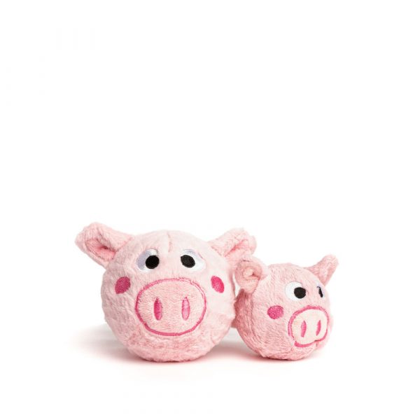 FABDOG Faball Squeaky Dog Toy - Pig L