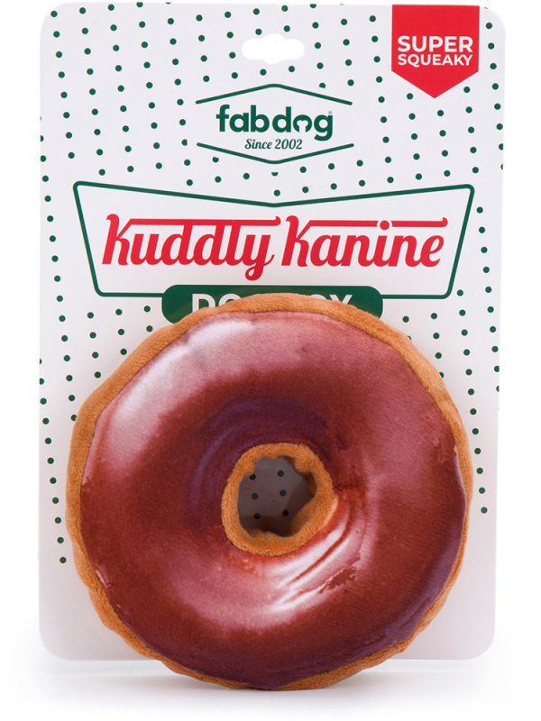 FABDOG Kuddly Kanine Donut Toy