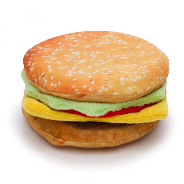 FABDOG Sit N Stay Cheeseburger Toy - Image 2