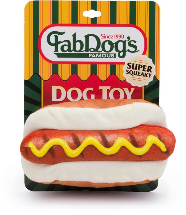 FABDOG FABDOGs Hot Dog Toy