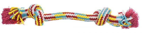 MAMMOTH FLOSSYCHEWS Braidys 2 knot Bone - Large 14"