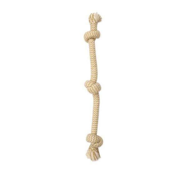 MAMMOTH EXTRA Peanut Butter 3 Knot Tug Medium