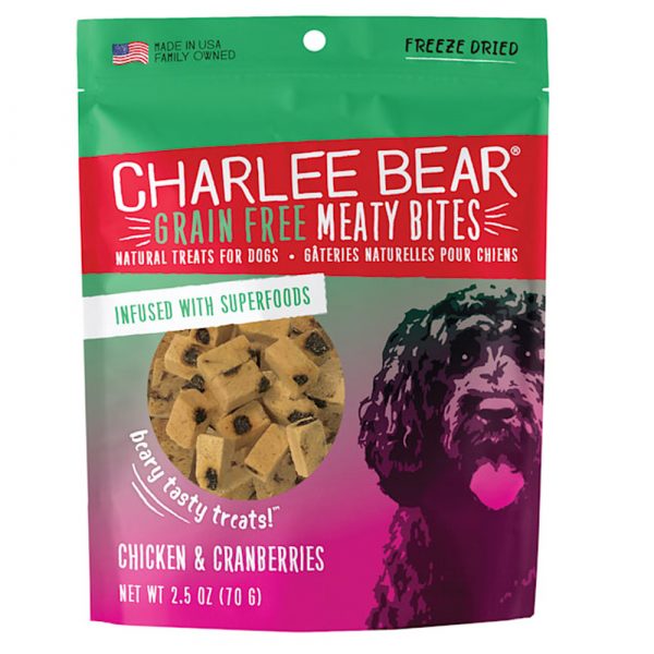 CHARLEE BEAR Meaty Bites Chicken/Cranberries 2.5 oz