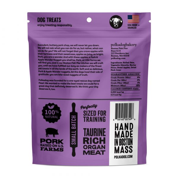 POLKADOG Wonder Nuggets, Pork & Apple 10oz - Image 2