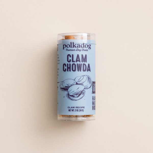 POLKADOG Clam Chowda Mini Tube 2 oz