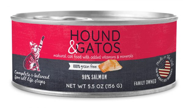 HOUND & GATOS Cat Salmon - 5.5oz (24)