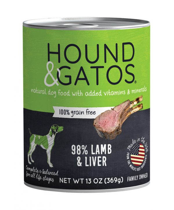 HOUND & GATOS Dog Lamb - 13oz (12)