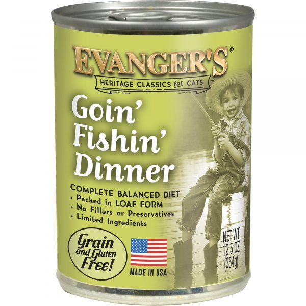 Heritage Classic Goin' Fishin' Dinner for Cats 12.5 oz (12)