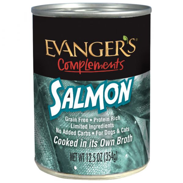 Grain-Free Complements Wild Salmon for Dogs & Cats 12.5 oz (12)