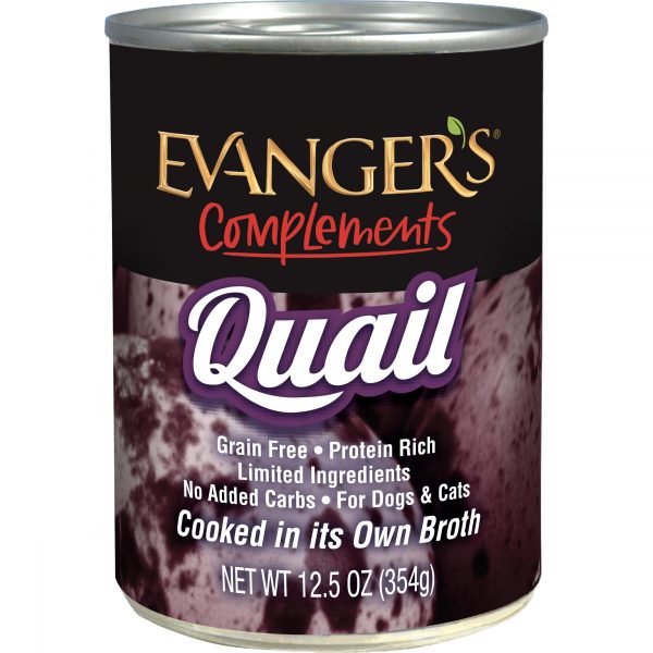 Grain-Free Complements Quail for Dogs & Cats 12.5 oz (12)