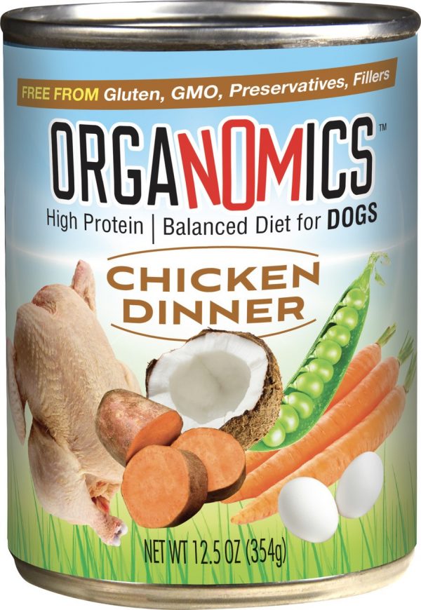 OrgaNOMics Chicken Dinner for Dogs 12.5 oz (12)