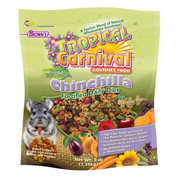 FM BROWN Tropical Carnival Natural Chinchilla Food 3 lb