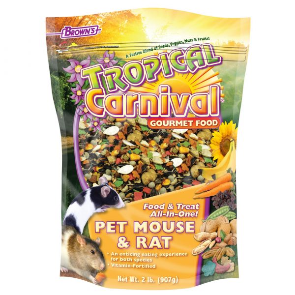 FM BROWN Tropical Carnival Gourmet Rat & Mouse Food 2 lb