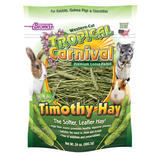 FM BROWN Tropical Carnival Loose Timothy Hay 24 oz