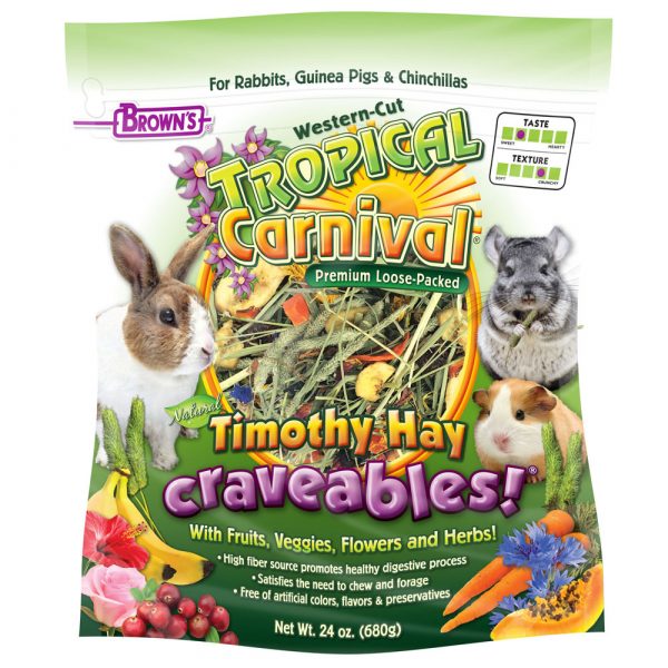 FM BROWN Tropical Carnival Timothy Hay Craveables! 24 oz