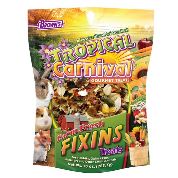 FM BROWN Tropical Carnival Farm Fresh Fixins Treat 10 oz