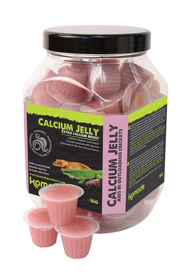 KOMODO Jelly Pots Calcium Display Jar of 60