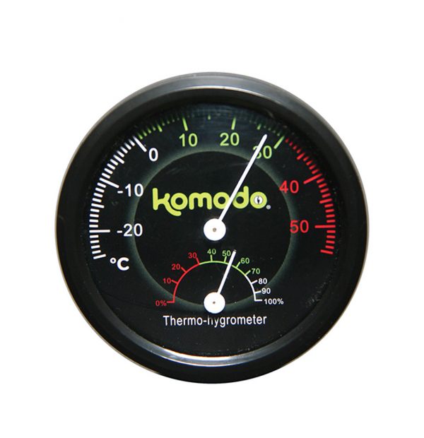 KOMODO Combined Thermometer & Hygrometer Analog