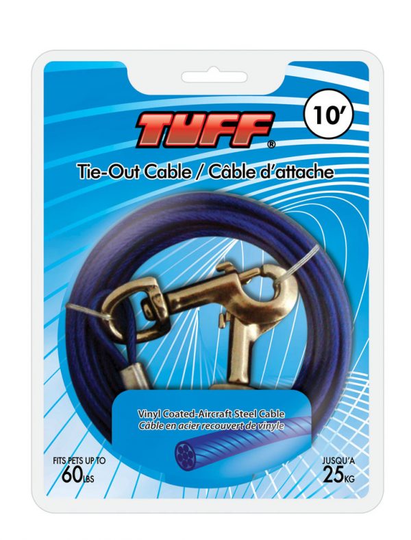 TUFF 10 Cable - SML/MED - up to 60lbs