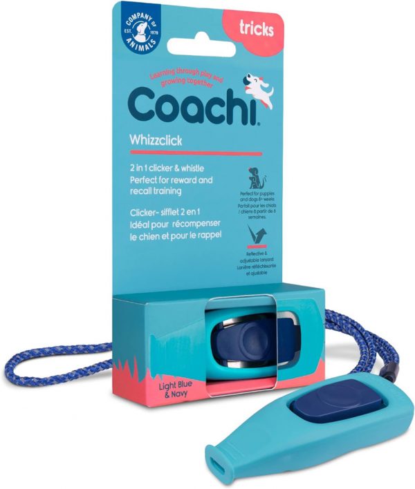 COACHI Whizzclick Light Blue Navy Button