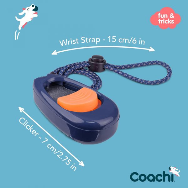 COACHI Multi-Clicker Navy Coral Button - Image 2