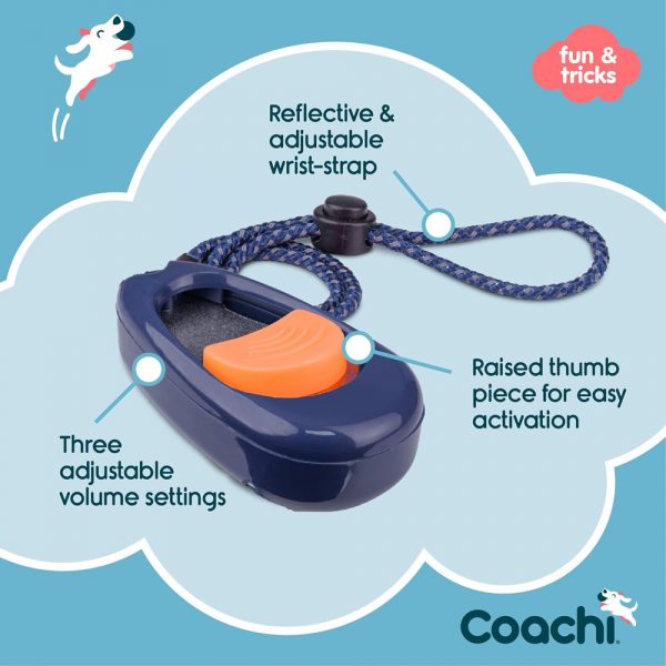 COACHI Multi-Clicker Navy Coral Button - Image 4