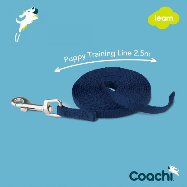 COACHI Puppy Training Line Navy 2.5m - Image 2